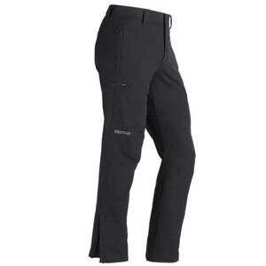 Marmot Men's Scree Softshell Pants Black Nylon Size L Long Outdoors Gorpcore